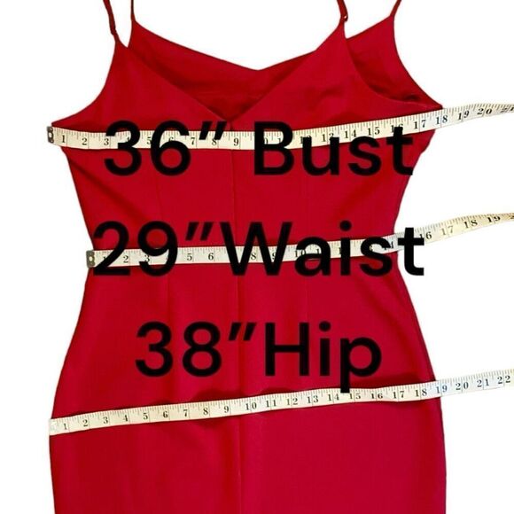 1. STATE Little Red Dress Sz 10 - Picture 8 of 11